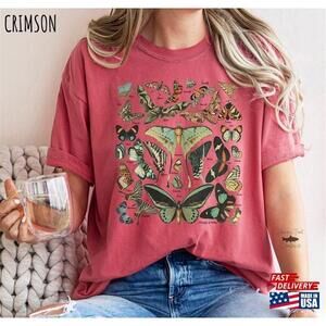 Butterfly Moth Tshirt Cottagecore Aesthetic Gift For Her Nature Lover Tee